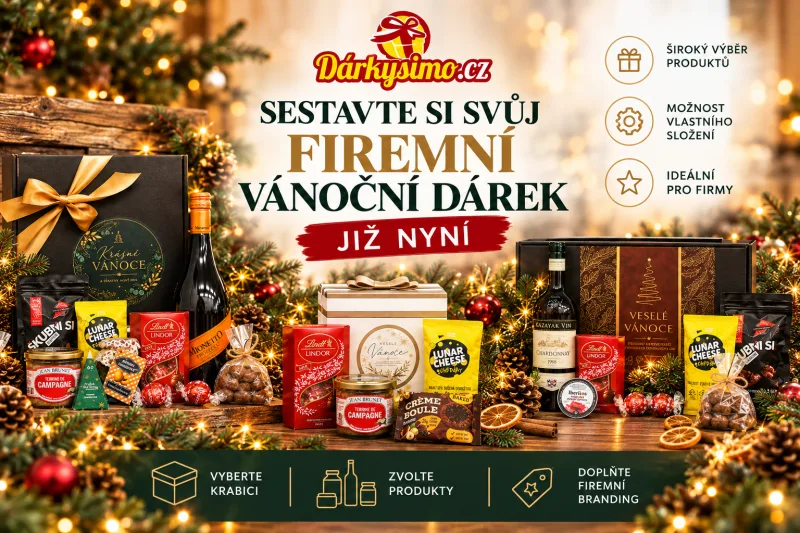 Sestavte si svůj originální firemní vánoční dárek již nyní